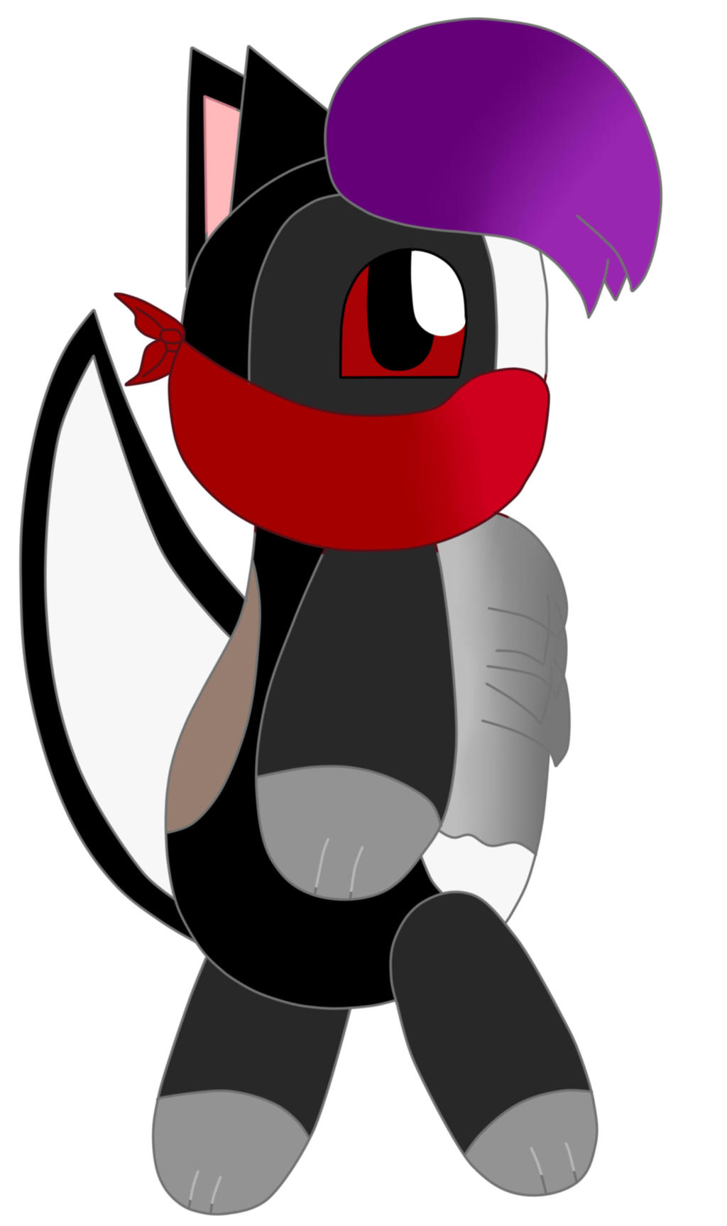 Chibi George the skunk Base 6 by Vickicutebunny on DeviantArt