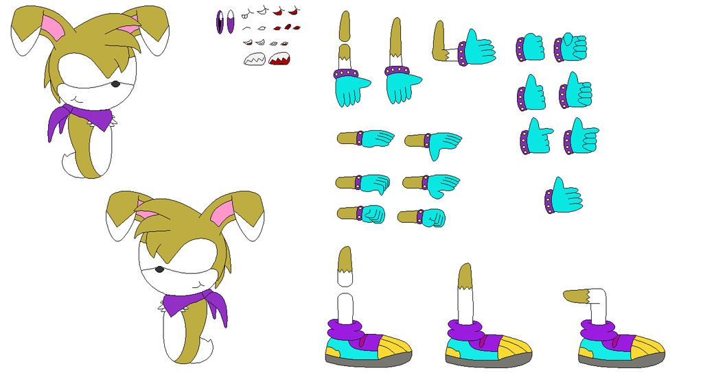 Character Builder Rabbit Flash The Rabbit builder by Vickicutebunny on DeviantArt