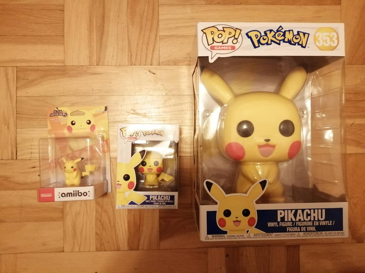 Three different Pikachu by Vickicutebunny on DeviantArt