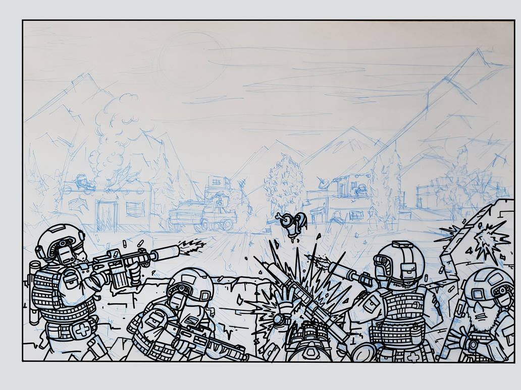 Ambush Sketch by LtClifforth on DeviantArt