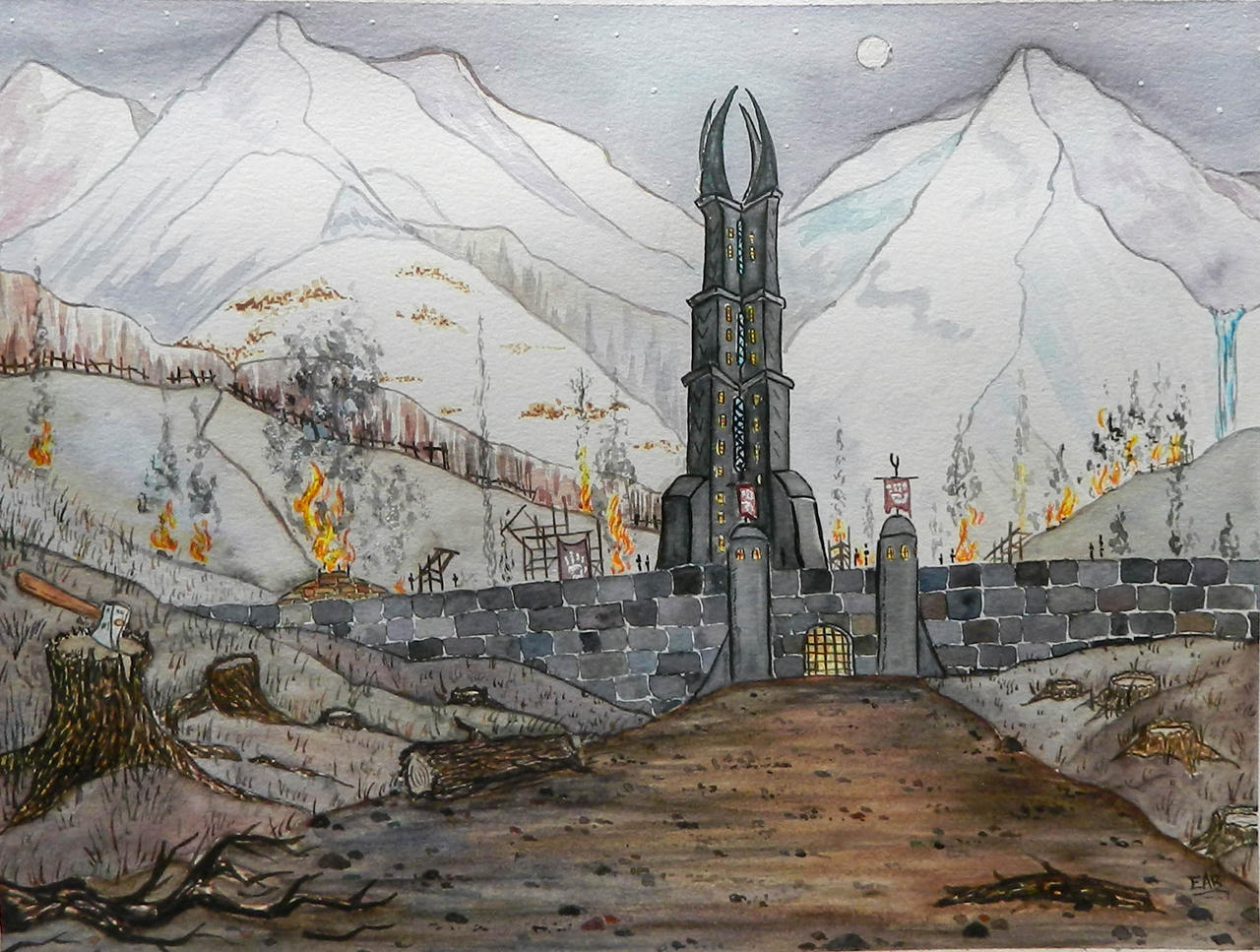 Isengard by Anarlosse on DeviantArt