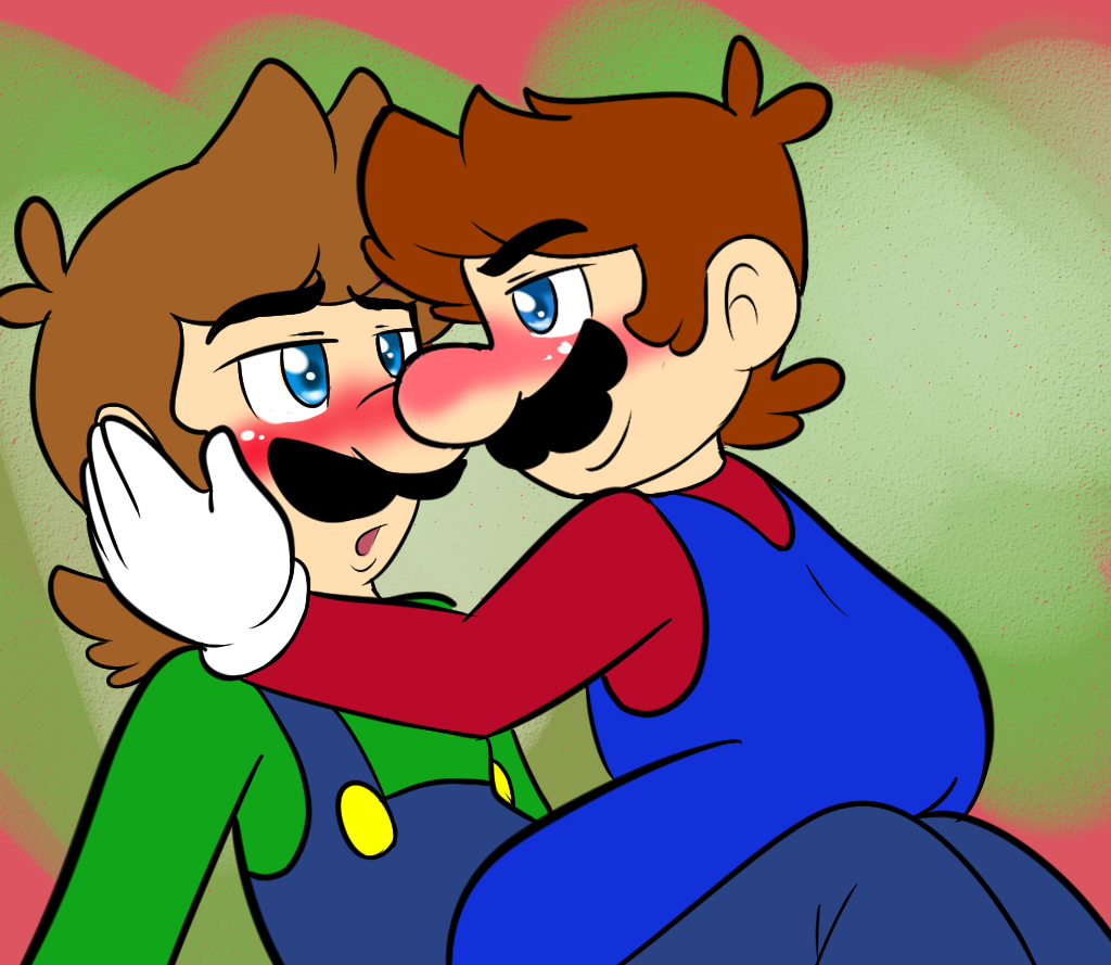 Luigi Kissing Luigi Pictures Of Mario.