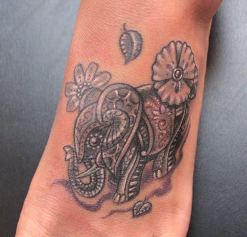 Elephant Foot Tattoo