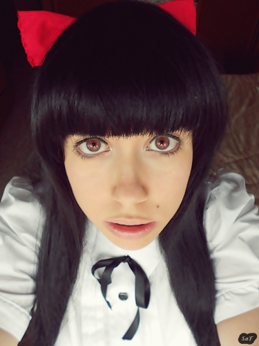 Cosplay Kaho Chikumaen (Schoolgirl Version)