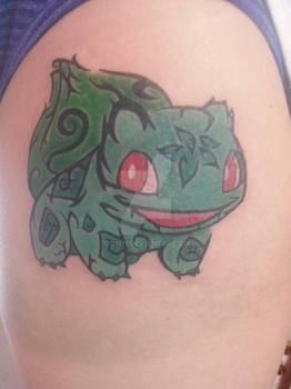 Tribal Bulbasaur Tattoo