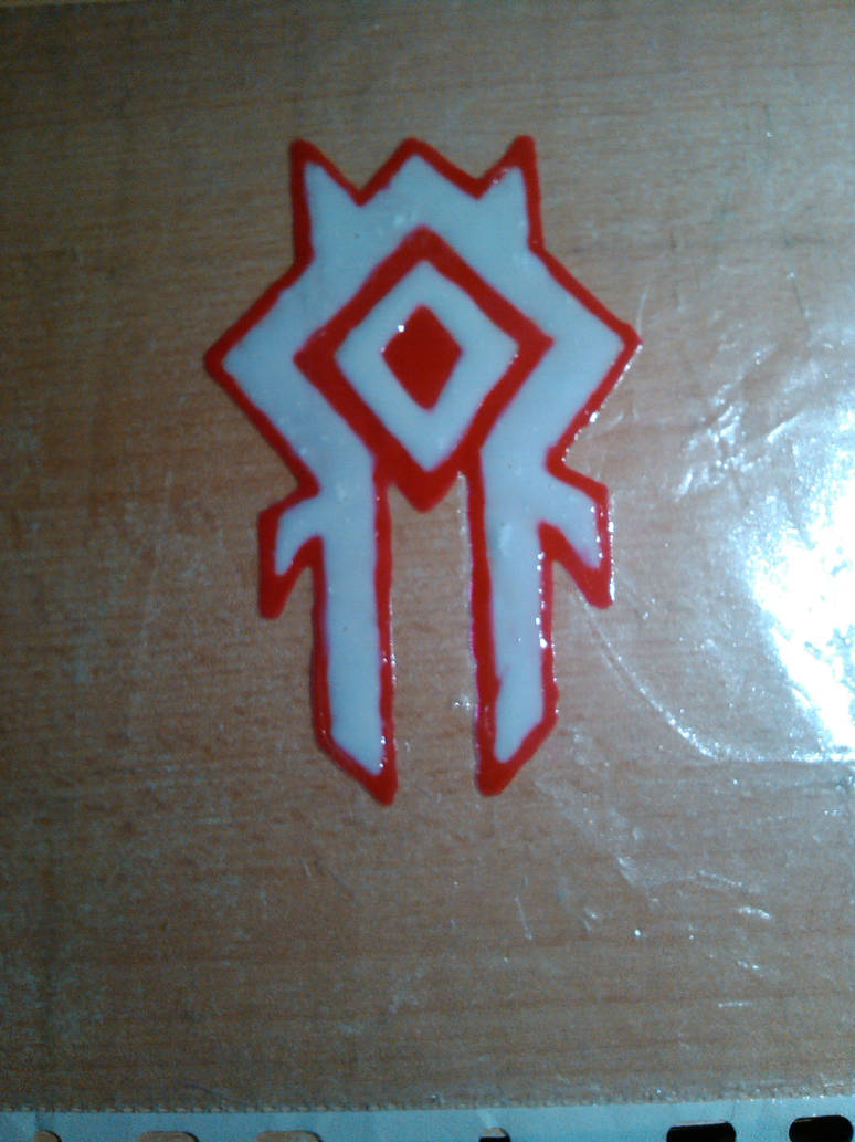 Horde In/sign Horde sign - glass colours by Buldocek on DeviantArt