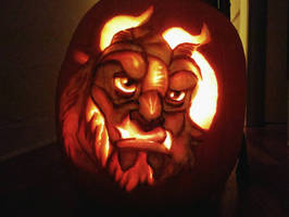 Beast Pumpkin Carving