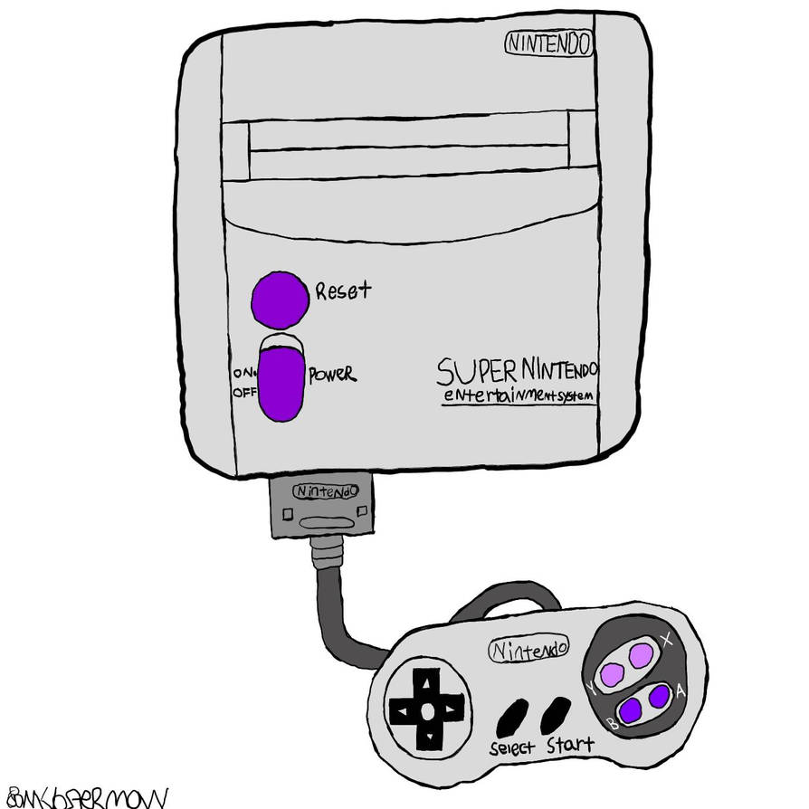 Snes Second Model Super Nintendo Model 2 by jon45030 on DeviantArt