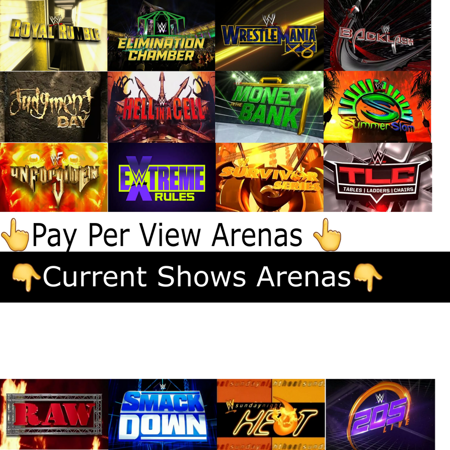 WWE 2K24 Custom Arenas by Totodilex8man on DeviantArt