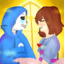 Dancetale Sans X Frisk X3