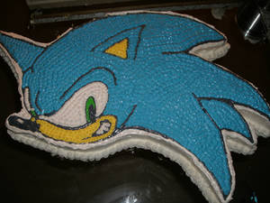 Sonic Birthday Cake