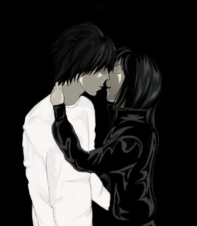 Naomi Misora and L Lawliet  Death note fanart, Death note l, Death note