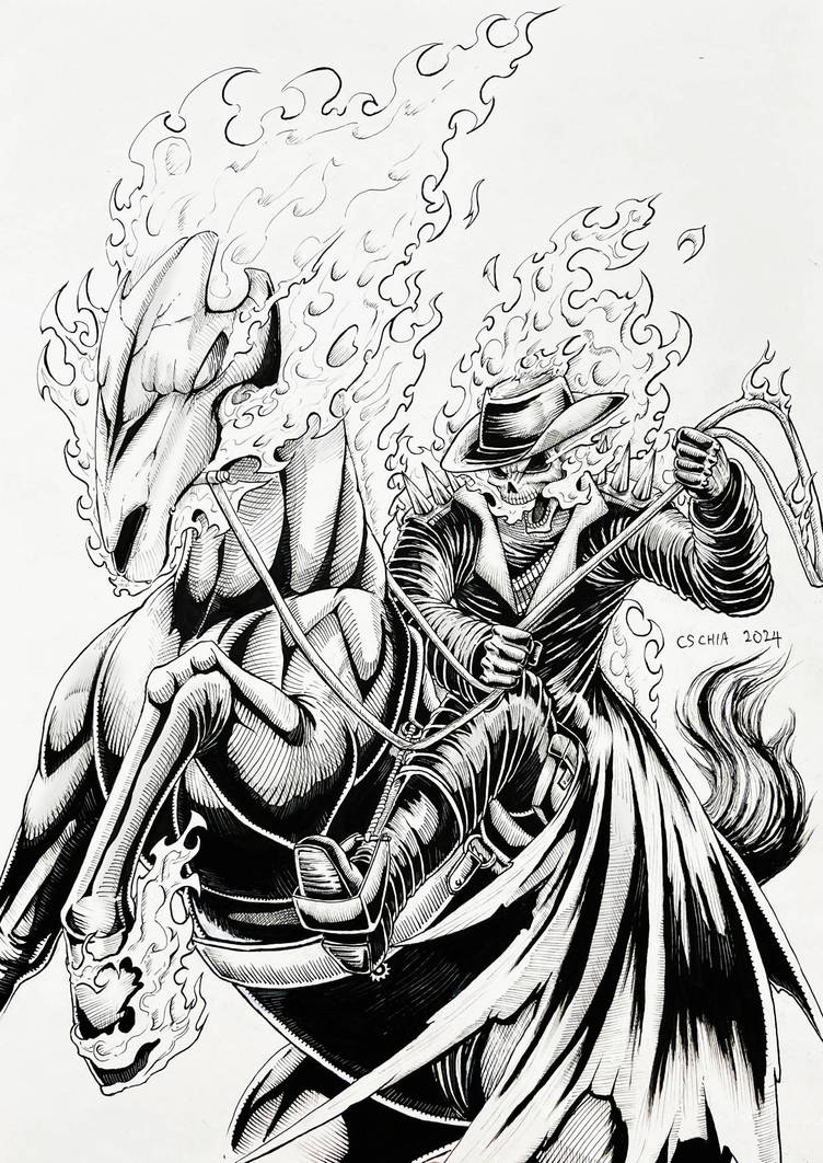Ghost Rider Carving Ghost rider by CheeSangChia on DeviantArt