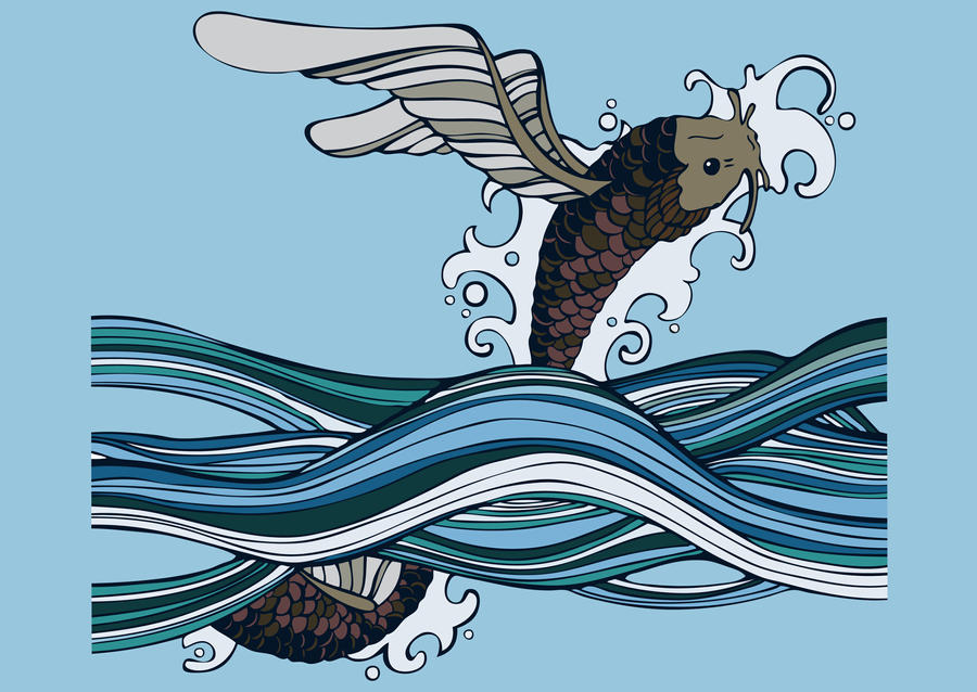 Flying Fish No.2 by happyicecream07 on DeviantArt