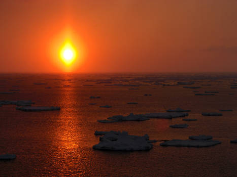 Arctic sunset