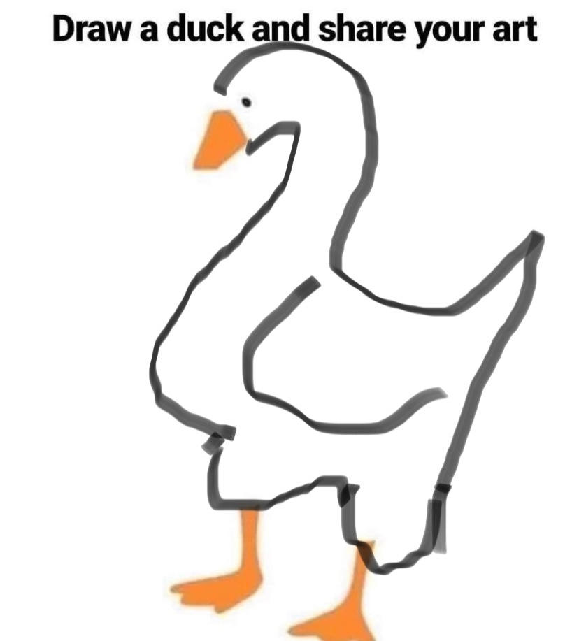 Draw A Duck Challenge By Drawinunicorn On Deviantart Draw A Duck Challenge By Drawinunicorn On Deviantart