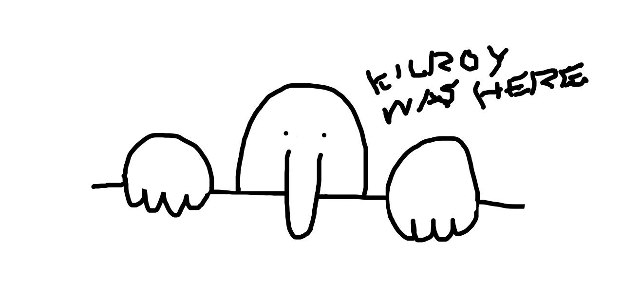 Kilroy was here by DrawinUnicorn on DeviantArt
