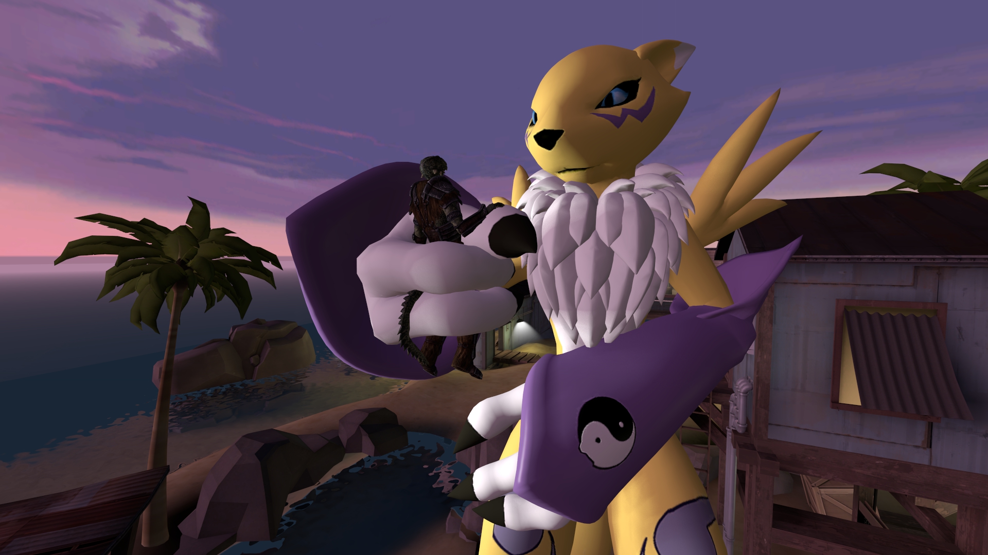 Renamon the cuddly giantess