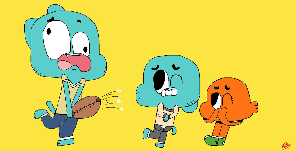 Gumball Wreck Ralph Gumball and Darwin with Ralph by NatoMX on DeviantArt