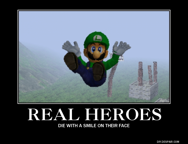 Luigi is a true hero