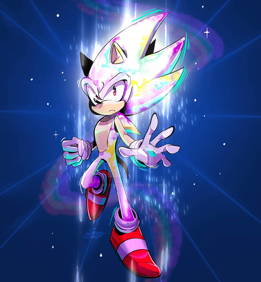 me as a sonic character (hyper form) by sonicmaker1999 on DeviantArt