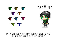 {Maplestory} Mixed Scarf