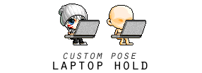 {Maplestory} Laptop Pose