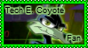 Tech E. Coyote stamp by 6t76t