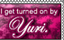 Turned on by Yuri stamp