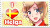 APHxOC: I love Helga (Skane) Stamp by 6t76t