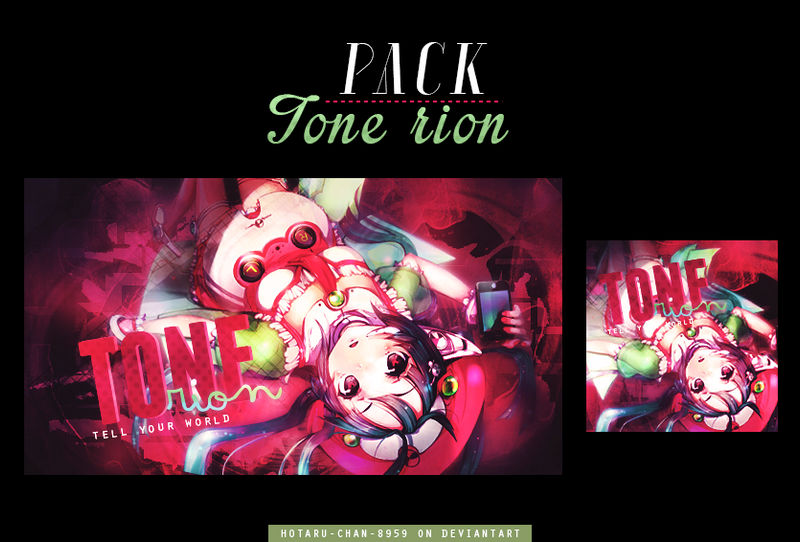 Tone Riom Pack - Tone Rion~ by Ryuuse on DeviantArt
