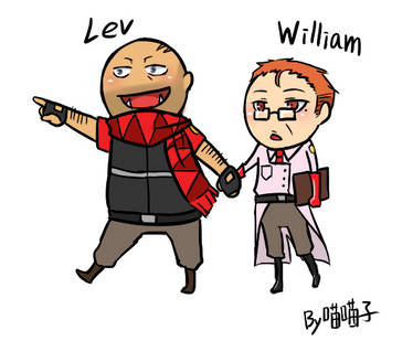 TF2_OC Medic and Heavy