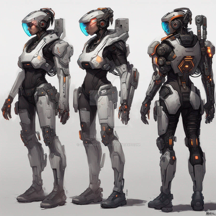 Cyborg Concept Art by Commandowlf90 on DeviantArt