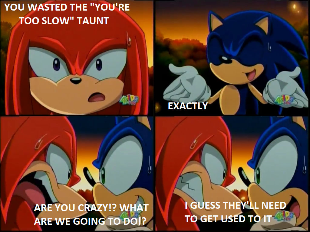 Sonic Wasted his Taunt by SmashingStar64 on DeviantArt