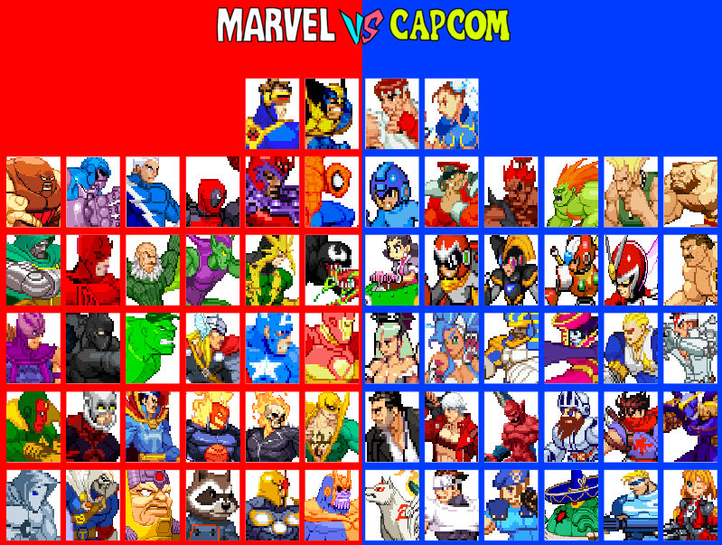 Random Marvel Vs. Roster by SmashingStar64 on DeviantArt Random Marvel Vs. Roster by SmashingStar64 on DeviantArt