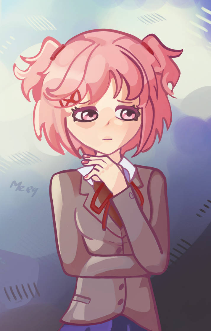 Natsuki Simple Natsuki by merciunderscore on DeviantArt