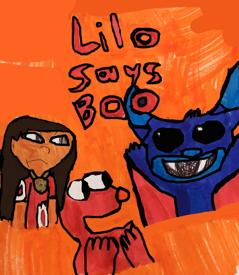 Lilo Says Boo by Marylemon42 on DeviantArt