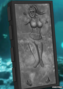 samus aran nude carbonite by charlypawa