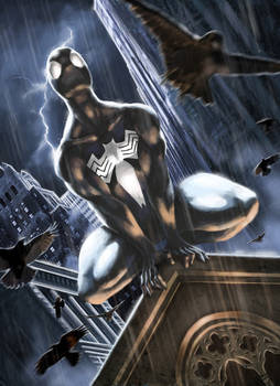 black spidey