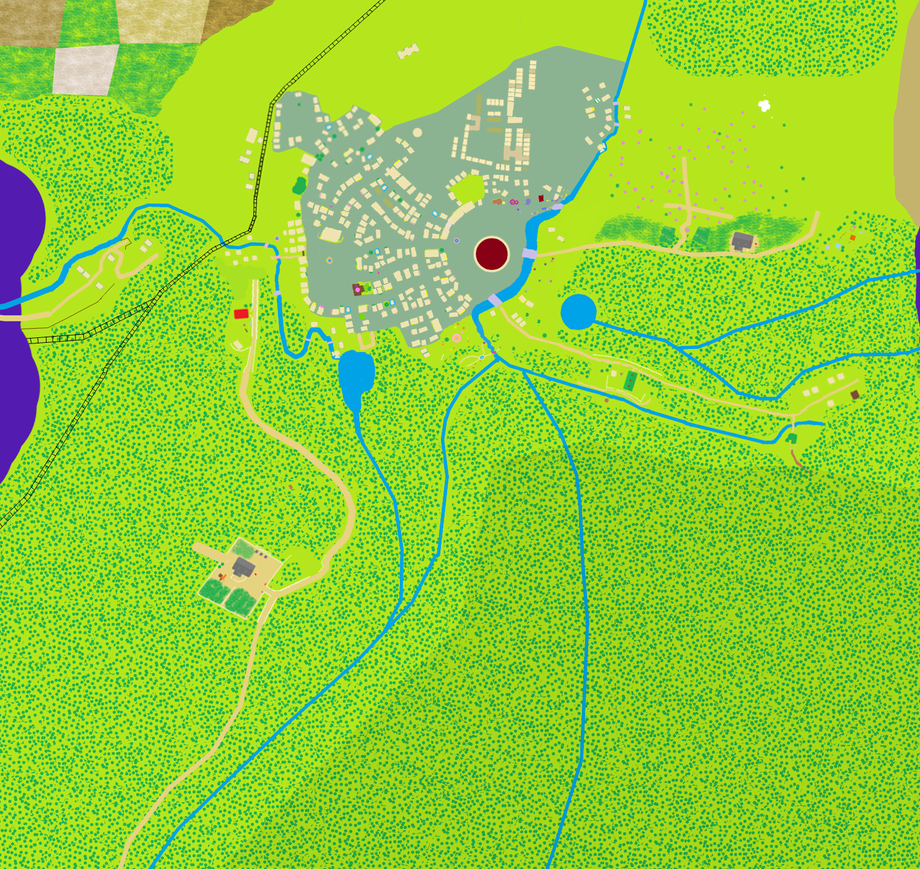 Map of Ponyville - Plain - v3.2