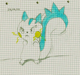 Angry Pachirisu by DaryGame