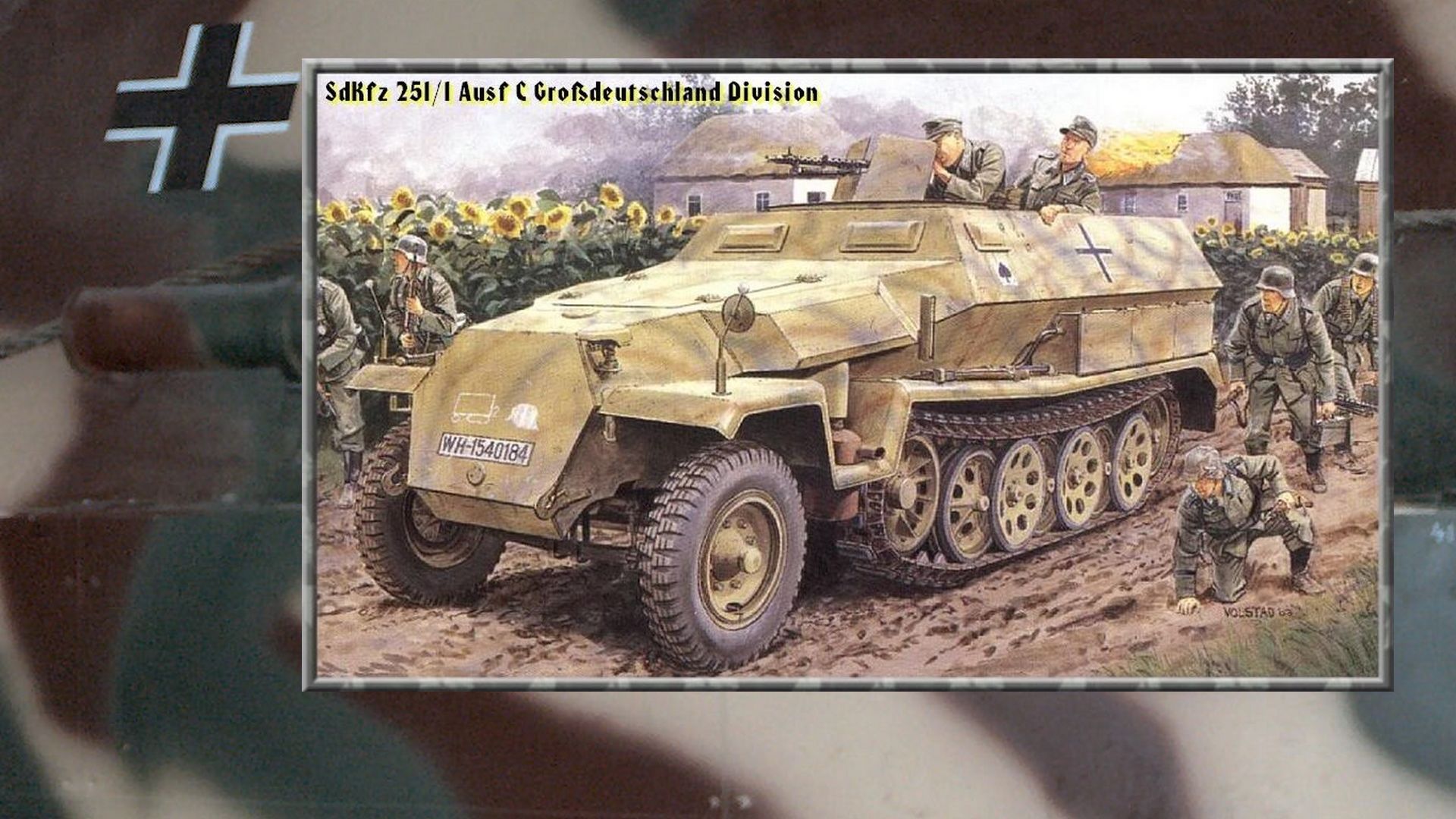 3RD REICH PZht sdkfz 251 ausf c gd div