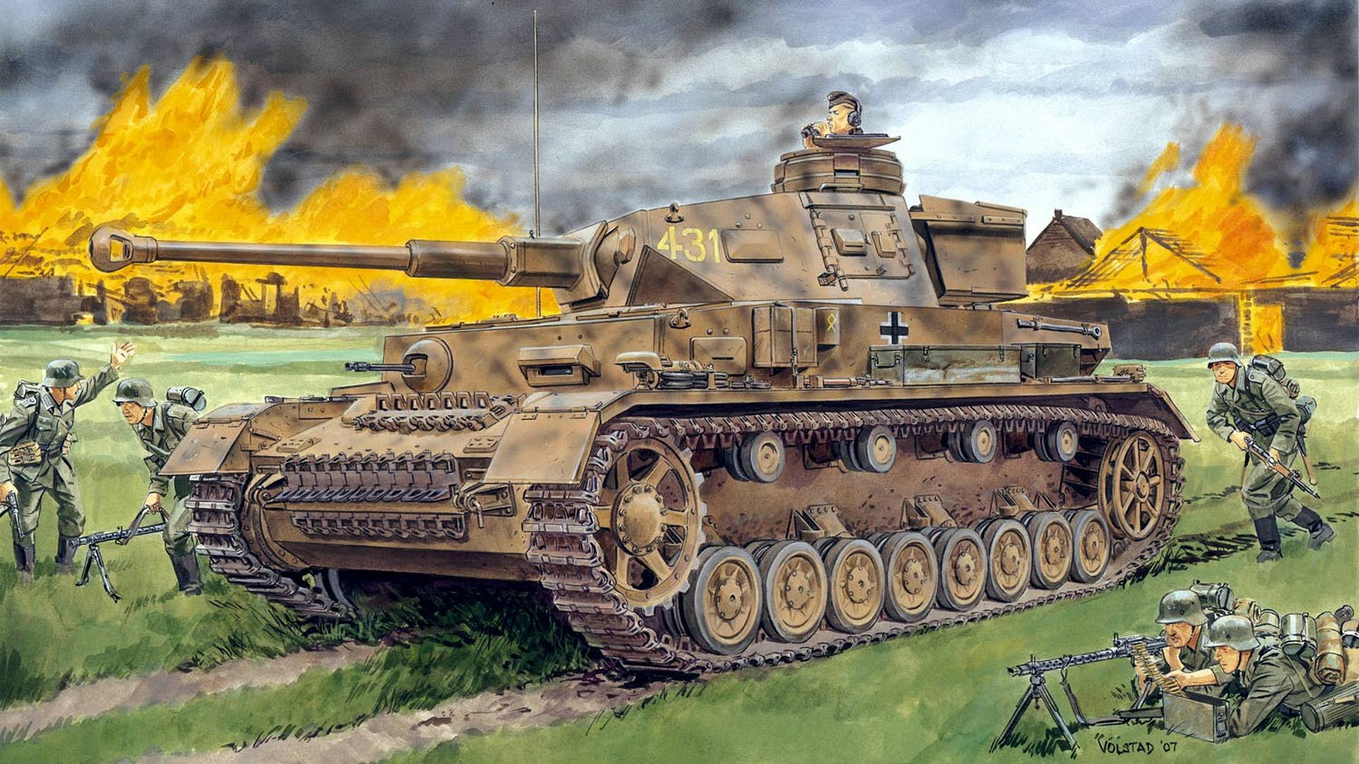 Reich pz4f2 Pz.Kpfw. IV Ausf. F2(G). 75mm