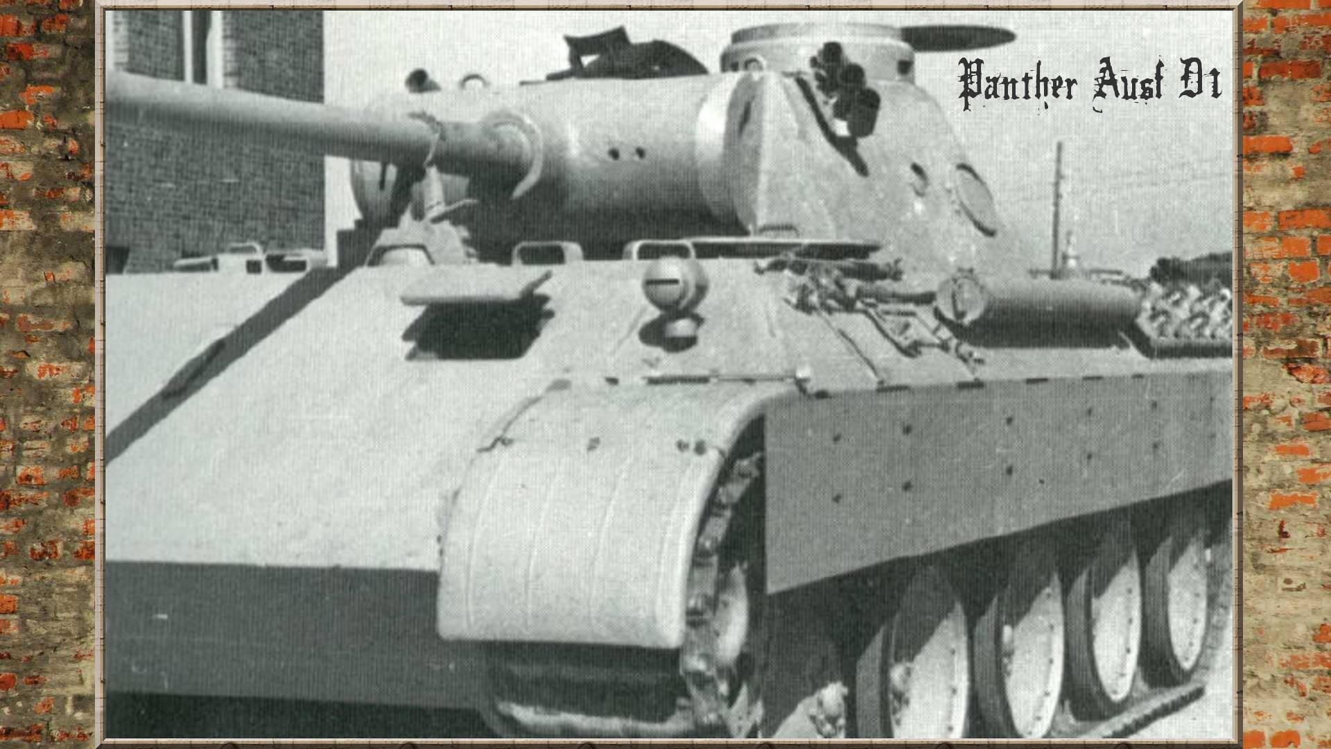 3rd Reich pz5d1 Panther Ausf D1