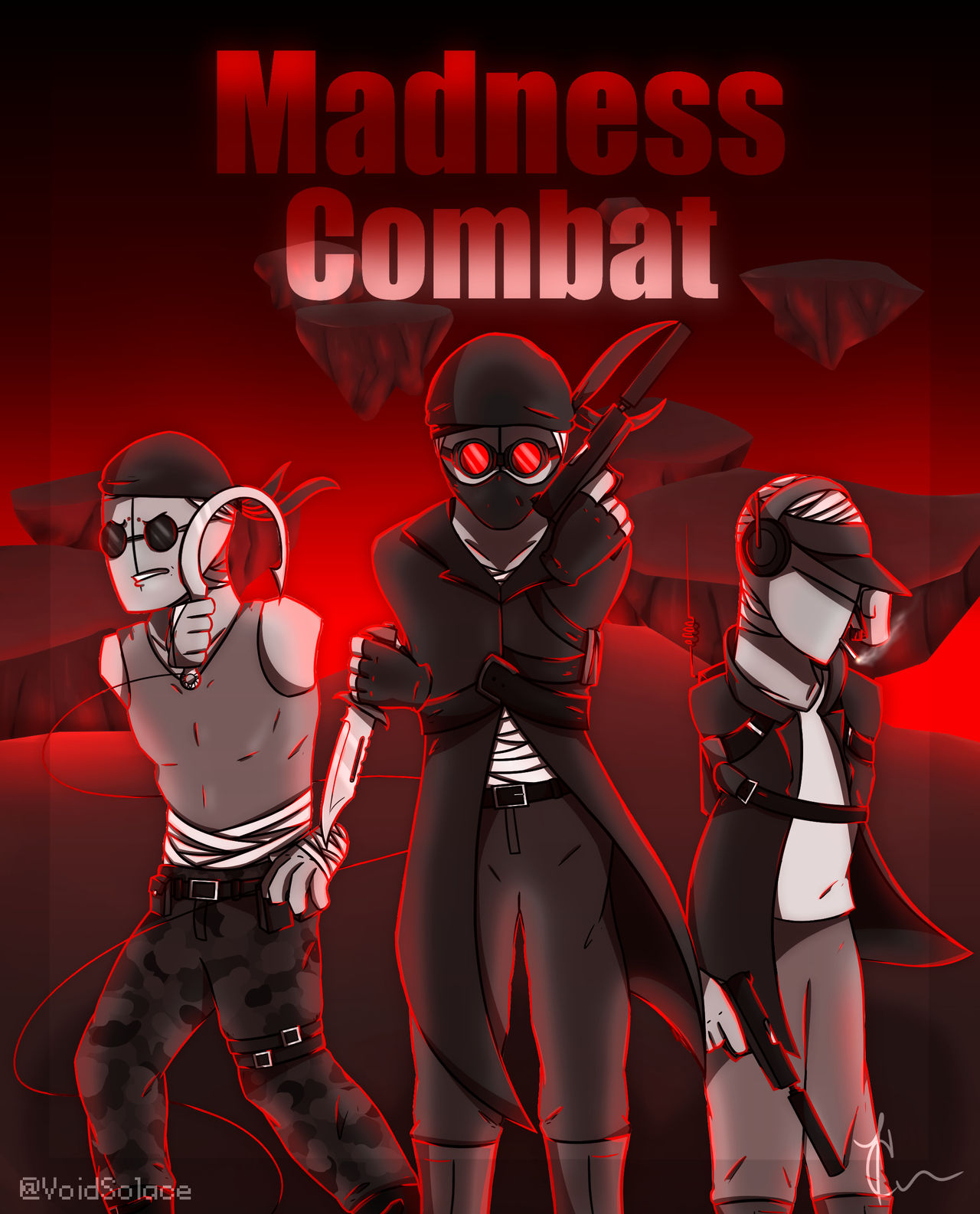 Madness Combat characters by kaizokupiano on DeviantArt