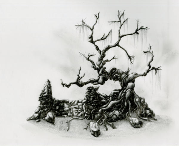 Tree Drawing Renaissance Bridge and tree by Renaissancecraft on DeviantArt