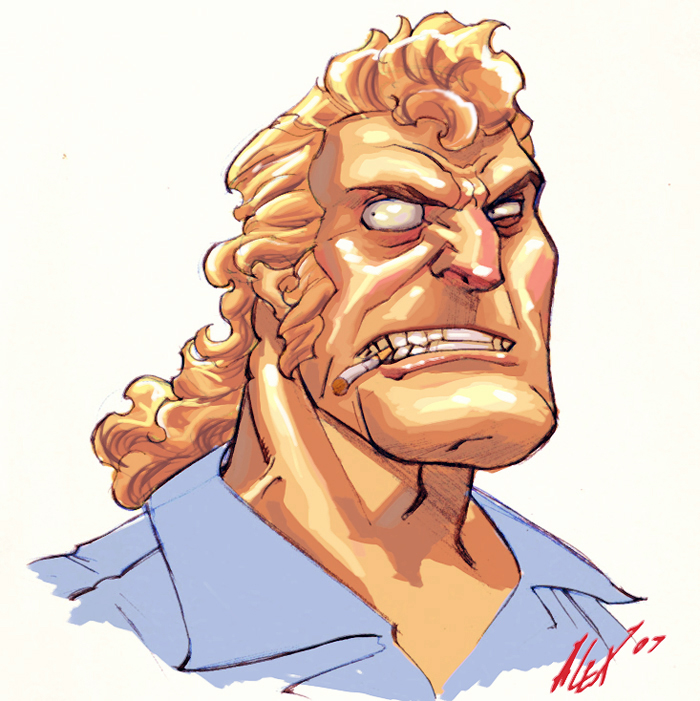 brock samson colored