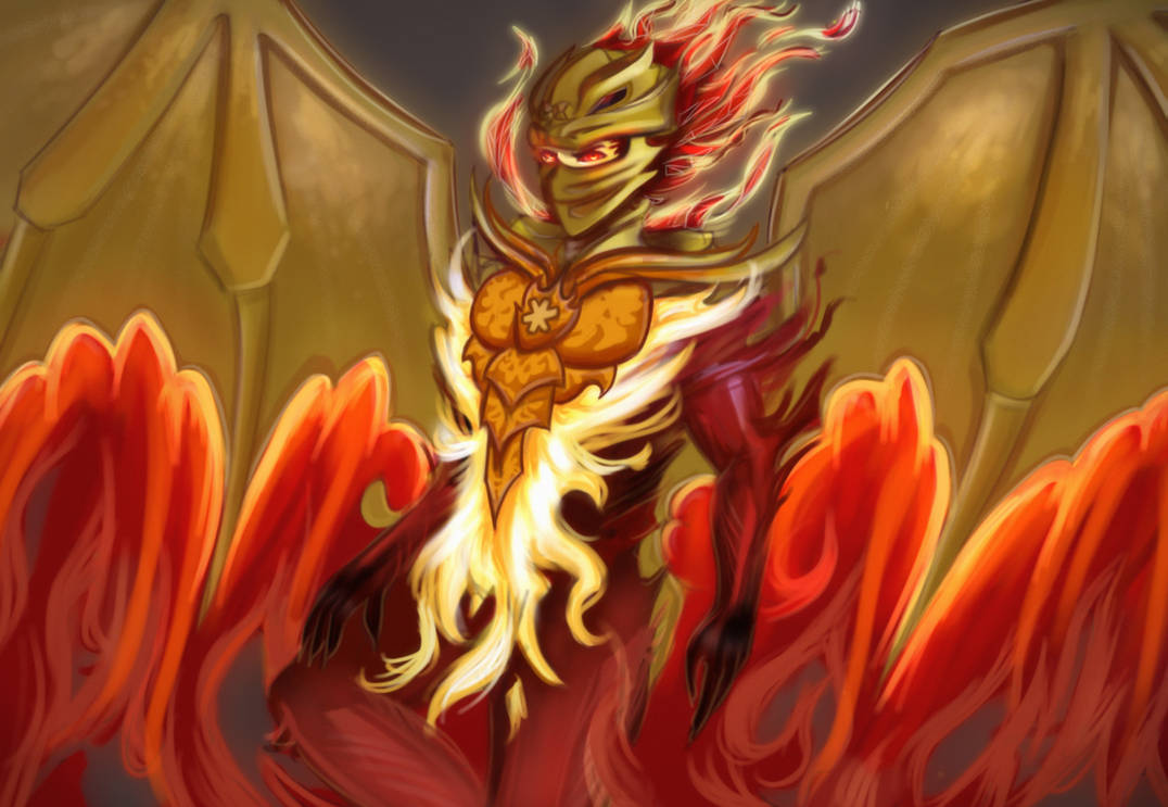 Kai's golden dragon form by TheFedoraNinja on DeviantArt