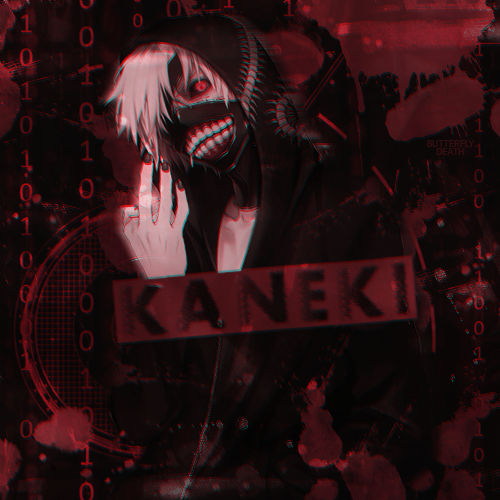 Ken kaneki de perfil