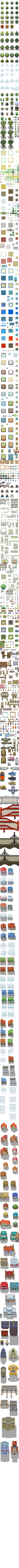 Pokemon Tileset From Public Tiles 32x32 by ChaoticCherryCake